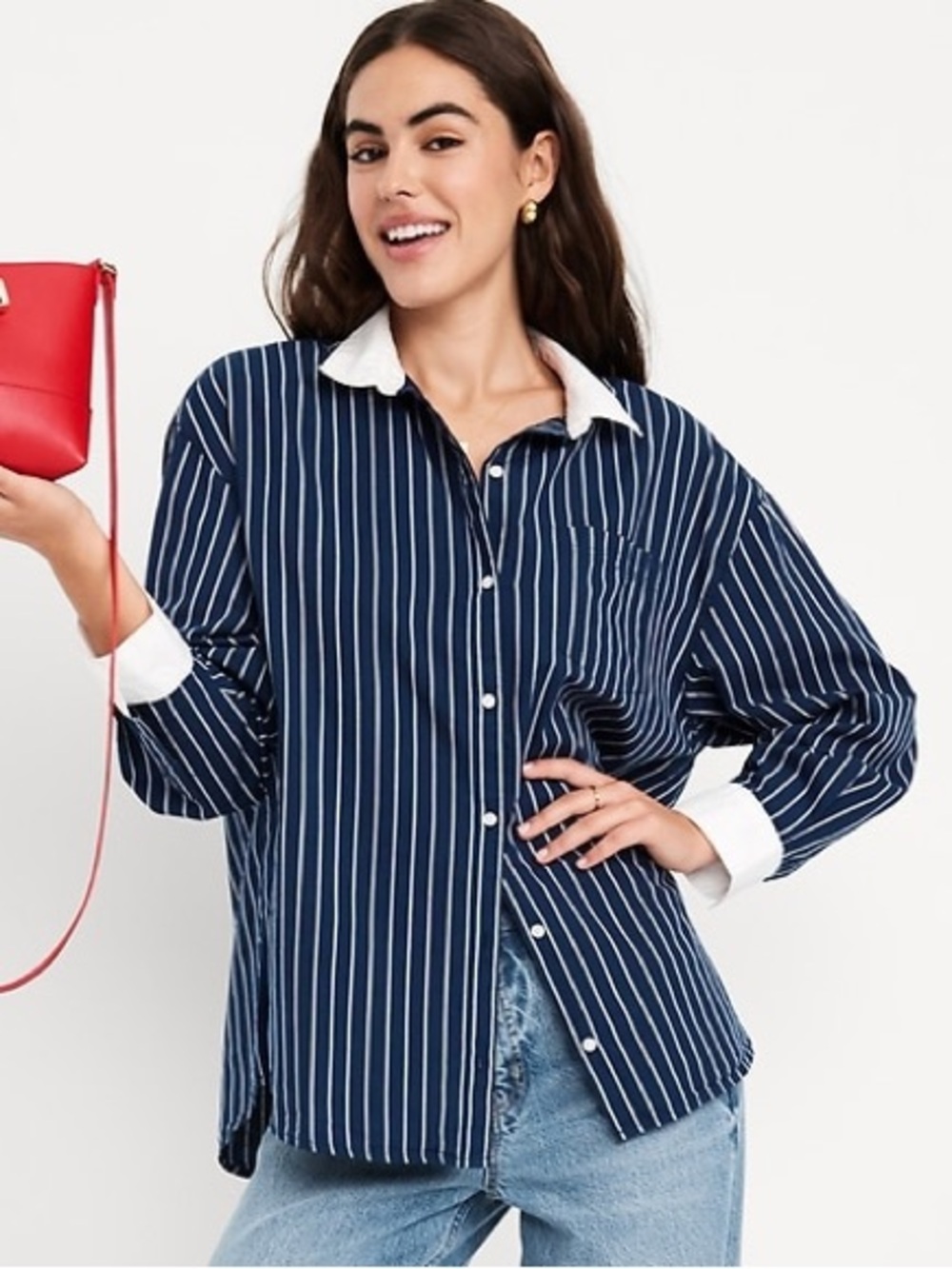 Old Navy “The Boyfriend Shirt”